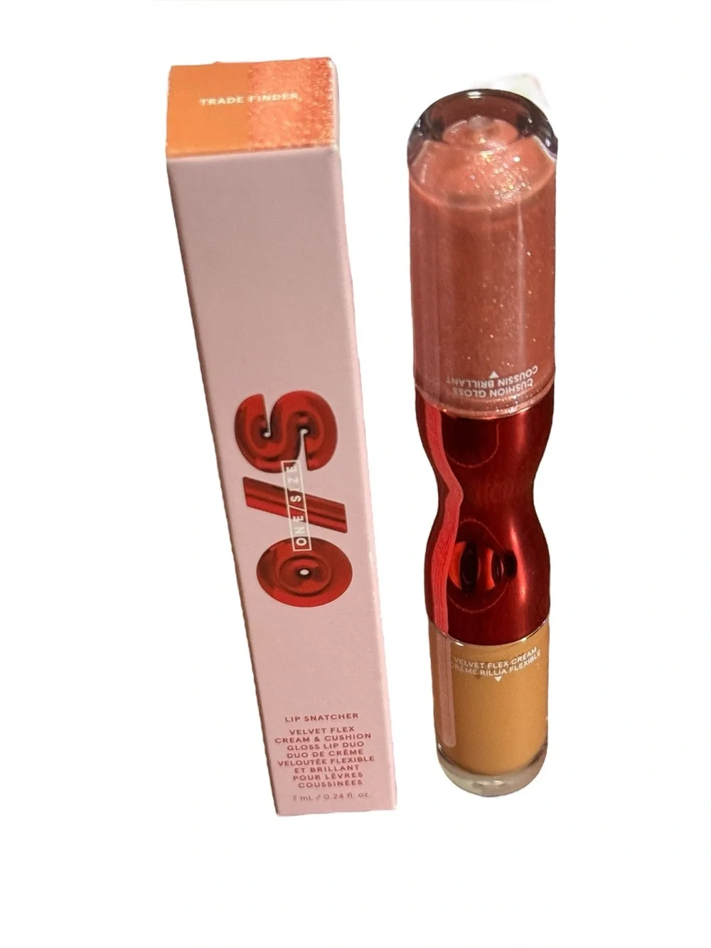One/Size lip Snatcher Velvet Flex Cream & Cushion Gloss Lip Duo 7ml trade finder